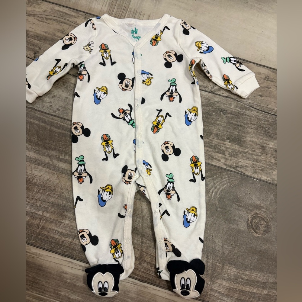 NWOT Disney Baby One Piece Pajamas